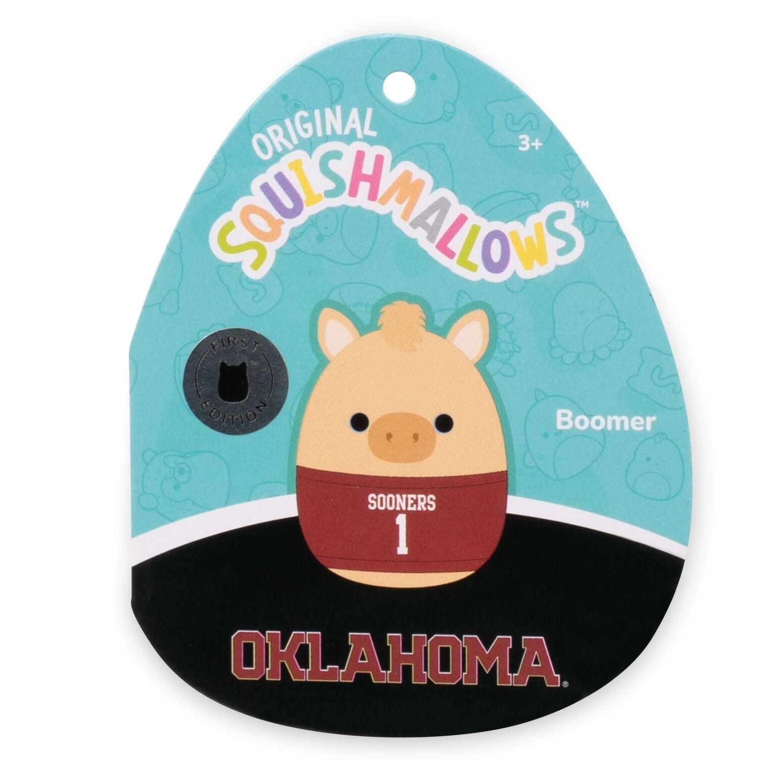 University of Oklahoma 3.5-Inch Boomer Plush Clip - Image 6
